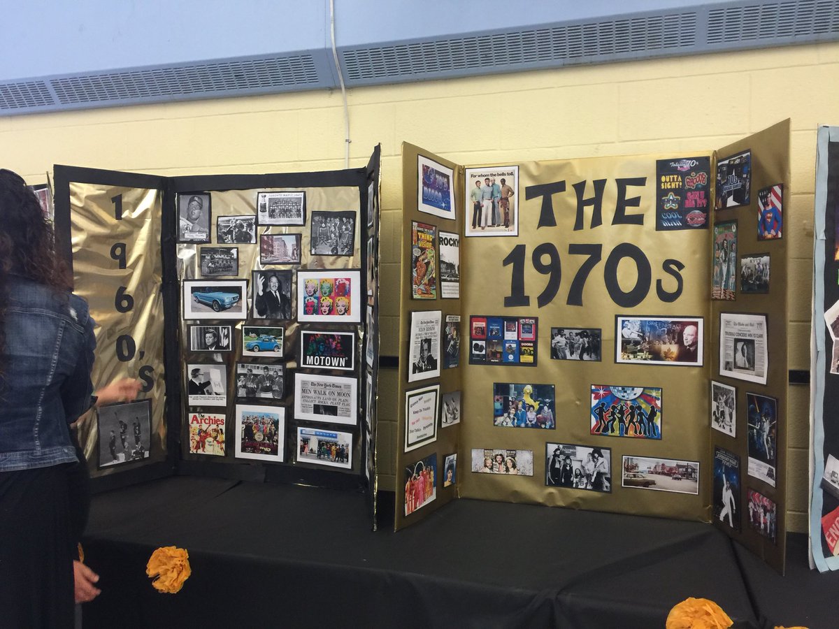 TCDSB's tweet photo. @StRochCS celebrates its 50th Anniversary with a special cake cutting and the entire gymnasium dedicated to walking down memory lane https://t.co/B8IcAj88Ro