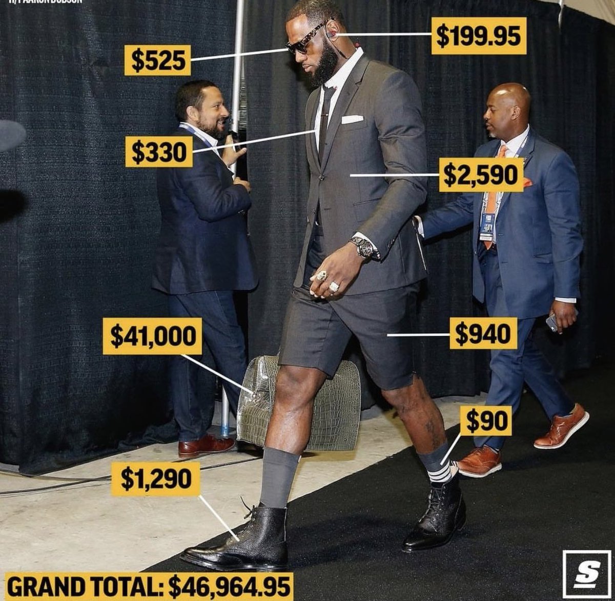 IbaiLlanos's tweet photo. LeBron James acaba de ganar a todos los “cuánto vale tu outfit” del mundo https://t.co/3HBQ1yB7D5