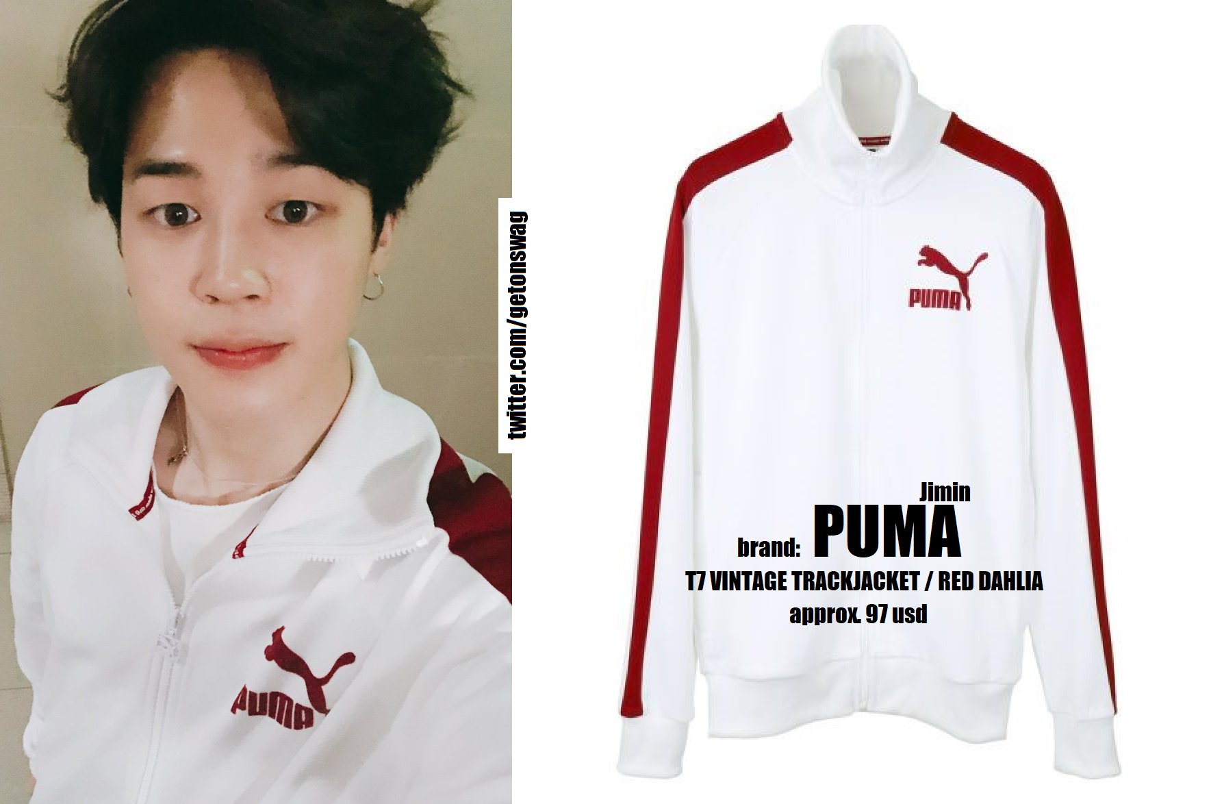 Bts puma deals tracksuit