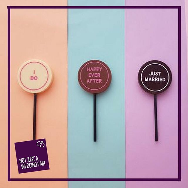 Why not say it with chocolate?
Absolutely love stumbling across unique food art innovations. For all the chocoholic brides and grooms, not just a wedding fair was galvanized by <a href="/thecocoaden/">The Cocoa Den</a> spectacular wedding message chocolate lollies. Why not treat you… ift.tt/2Hg7Dfp