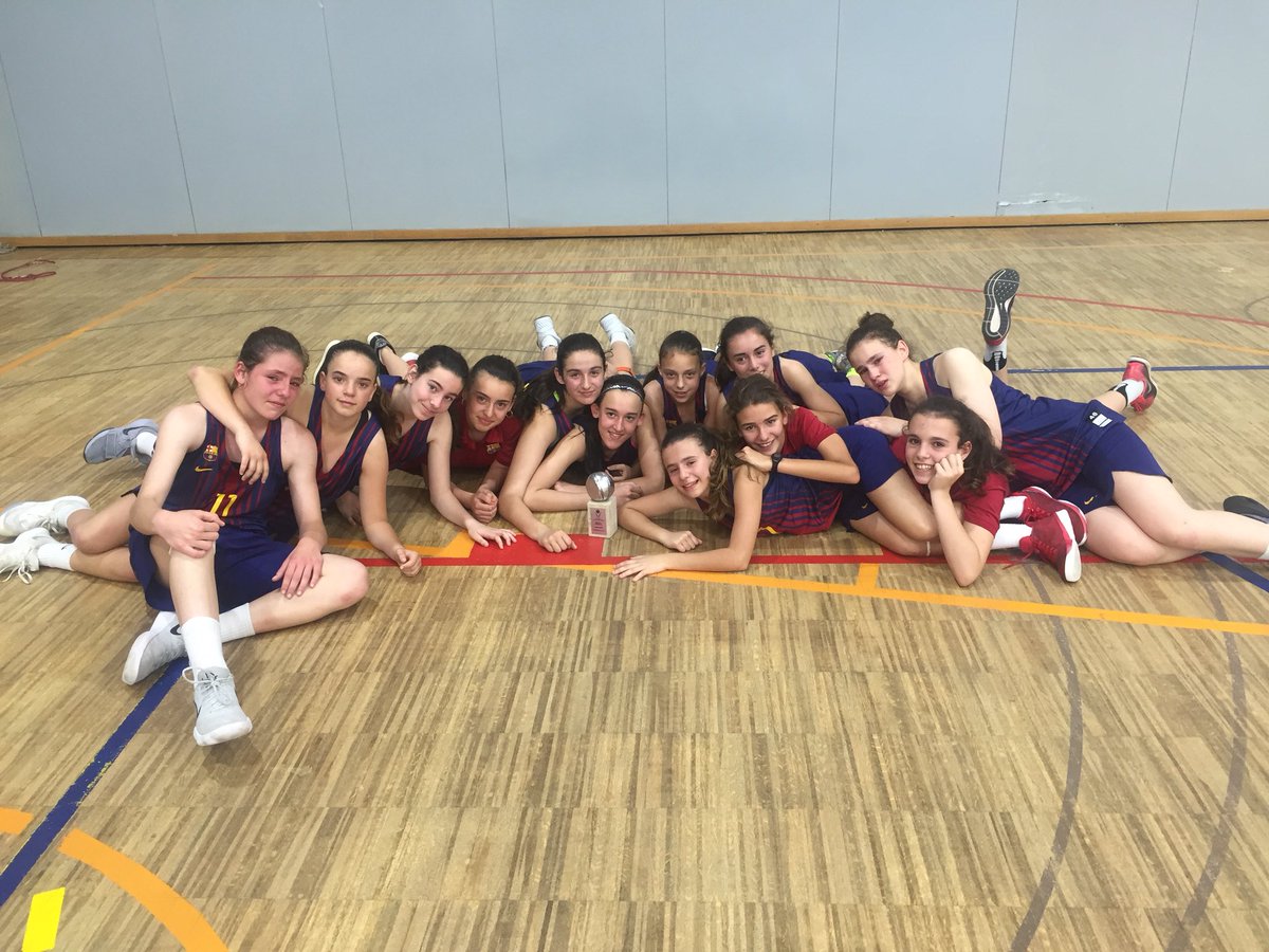 Orgullós de totes vosaltres....@FCBbasket_fem Infantil Femení 2005,. Sots campiones de Barcelona B-1