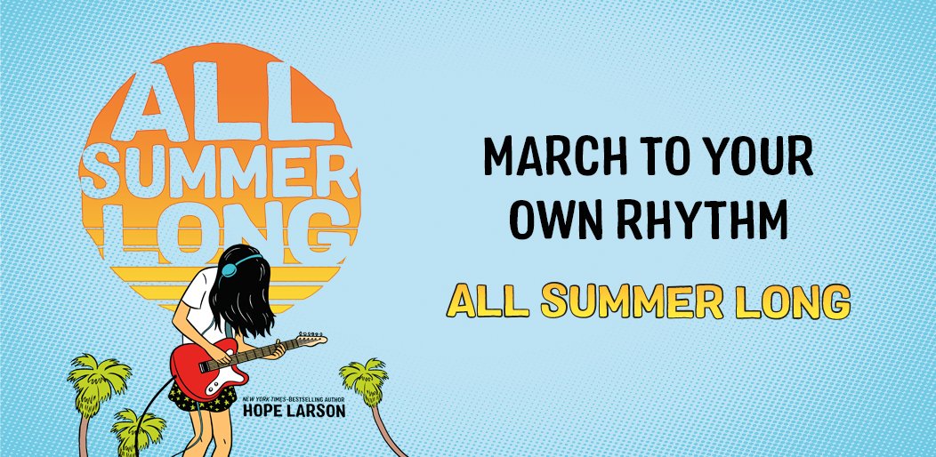 MacKidsBooks's tweet photo. Learn how to march to your own rhythm with Bina in ALL SUMMER LONG by @hopelarson! https://t.co/DrqWNz9GwJ https://t.co/XcseKISwrh