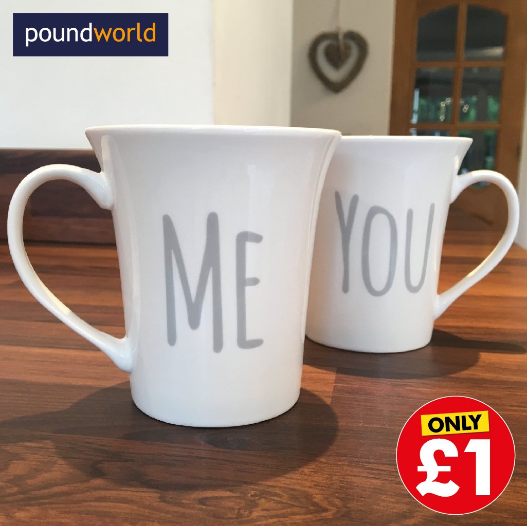 Have you seen these cute mugs in store - you’ll find them down our Home aisle for ONLY £1 each.

What’s your choice of brew, #coffee or #tea?