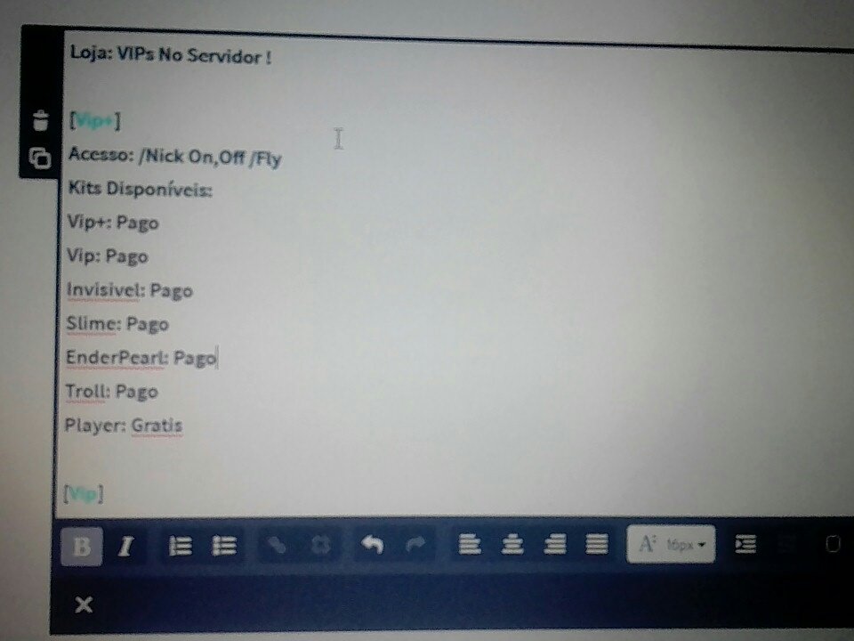 Loja Do Servidor Sendo Feita...