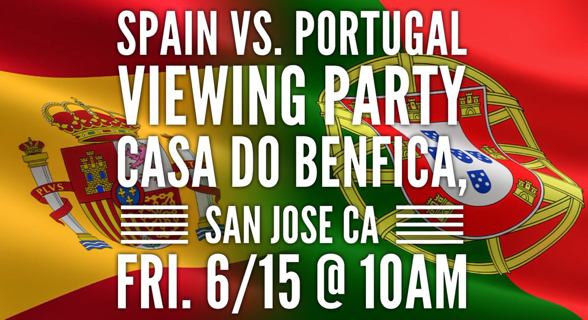 FechaALuz's tweet photo. If you live in California's beautiful #BayArea and you are a fan of #Portugal, #Spain or the #WorldCup in general- THIS IS THE VIEWING PARTY that you MUST attend! Great food, cheap drinks, LIVE DJ, raffle, giveaways and best part? NO COVER! 🇵🇹⚽️🇪🇸 https://t.co/8Ig8eA8VT7