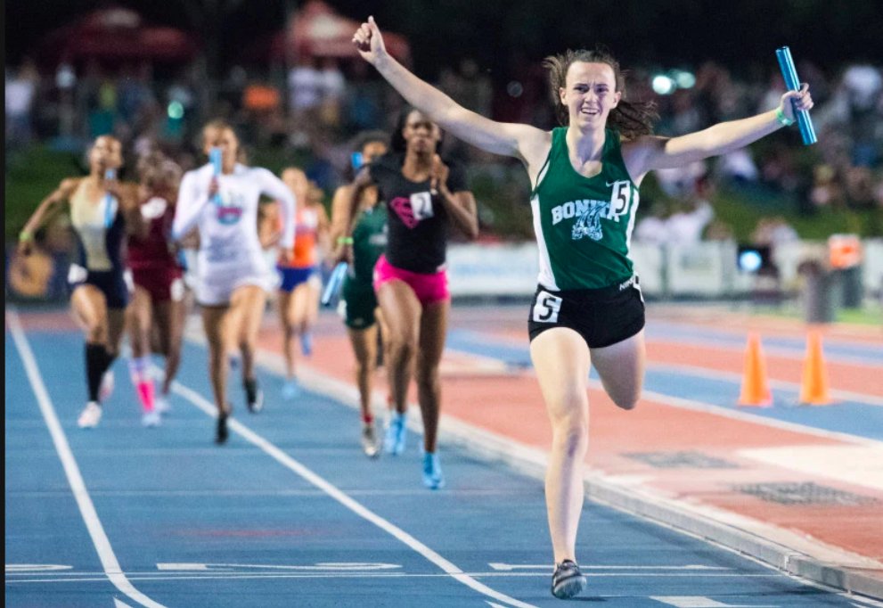 Girls 4×400 Relay are California State Champions