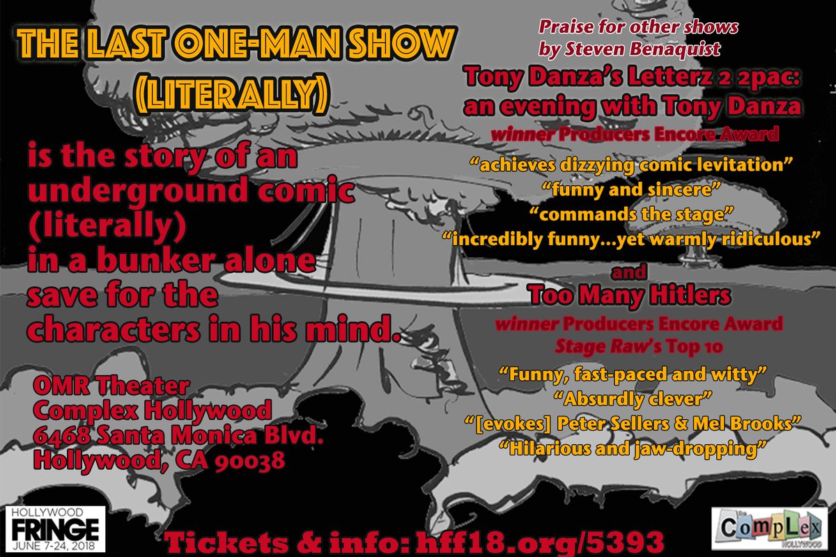 LastOneManShow tweet picture
