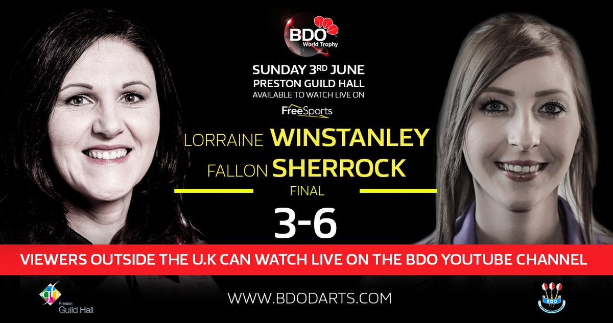 BDOdarts's tweet image. Brilliant darts from Fallon Sherrock . . . she averages 94.22 in 6-3 win over Lorraine Winstanley that secures the BDO Women's World Trophy !

#Darts