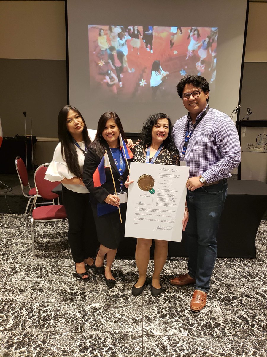 PIOCCSKS's tweet photo. Represent! So glad to to be part of such an historic event! The declaration of Philippine Heritage Month in #alberta @YourAlberta #filipinosinab https://t.co/6YsL6aMB9G