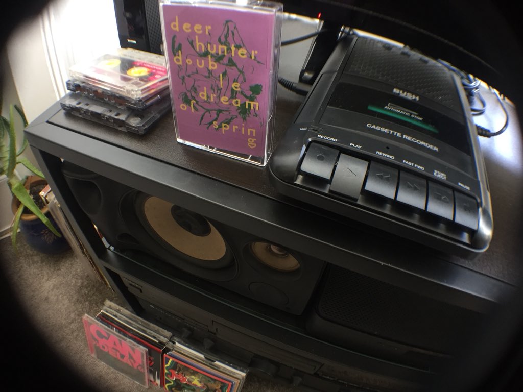 MathsandtheMoon's tweet photo. @DeerhunterMusic so great to hear and have gotten the new tour tape. (Very Pomme Fritz in places 😀). Good to see you live last week in the UK. Incredible as usual! https://t.co/EkVeKaqyok