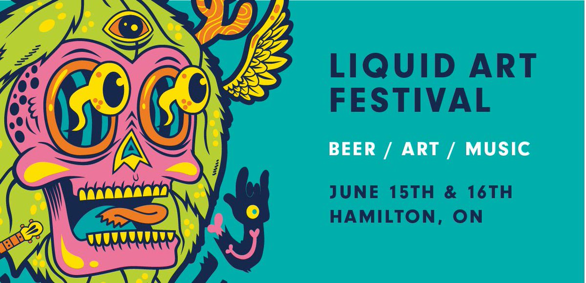 TourismHamilton's tweet photo. 2 weeks until the 1st ever #liquidarts #beerfestival @CollectiveBrew in #HamOnt. Grab your tix now to see and taste artists and brewers from across the globe. https://t.co/hbFZsZSpLt https://t.co/jTQOWUNKyn