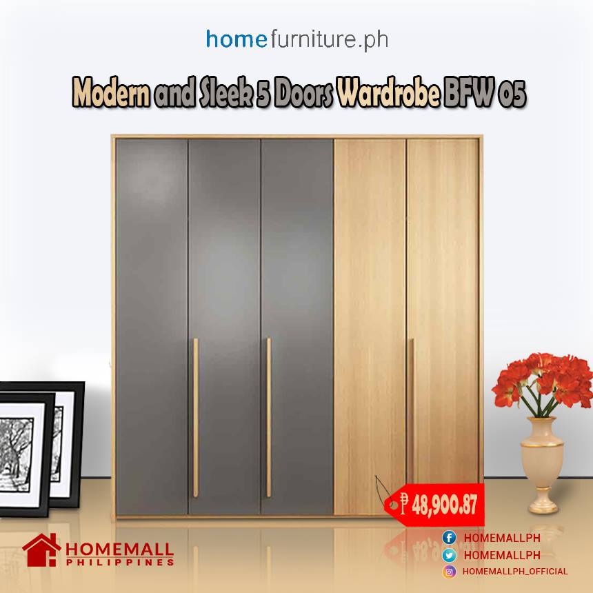 HomeMallPH's tweet photo. Sleek modern wardrobe doors are incredibly versatile, available in a huge range of colours and designs. Visit https://t.co/2yvXgSzfdA to purchase.

#ModernandSleek5DoorsWardrobe
#HomeFurniturePH #HomeMallPH #ShopOnline https://t.co/KRcNvbW6d7
