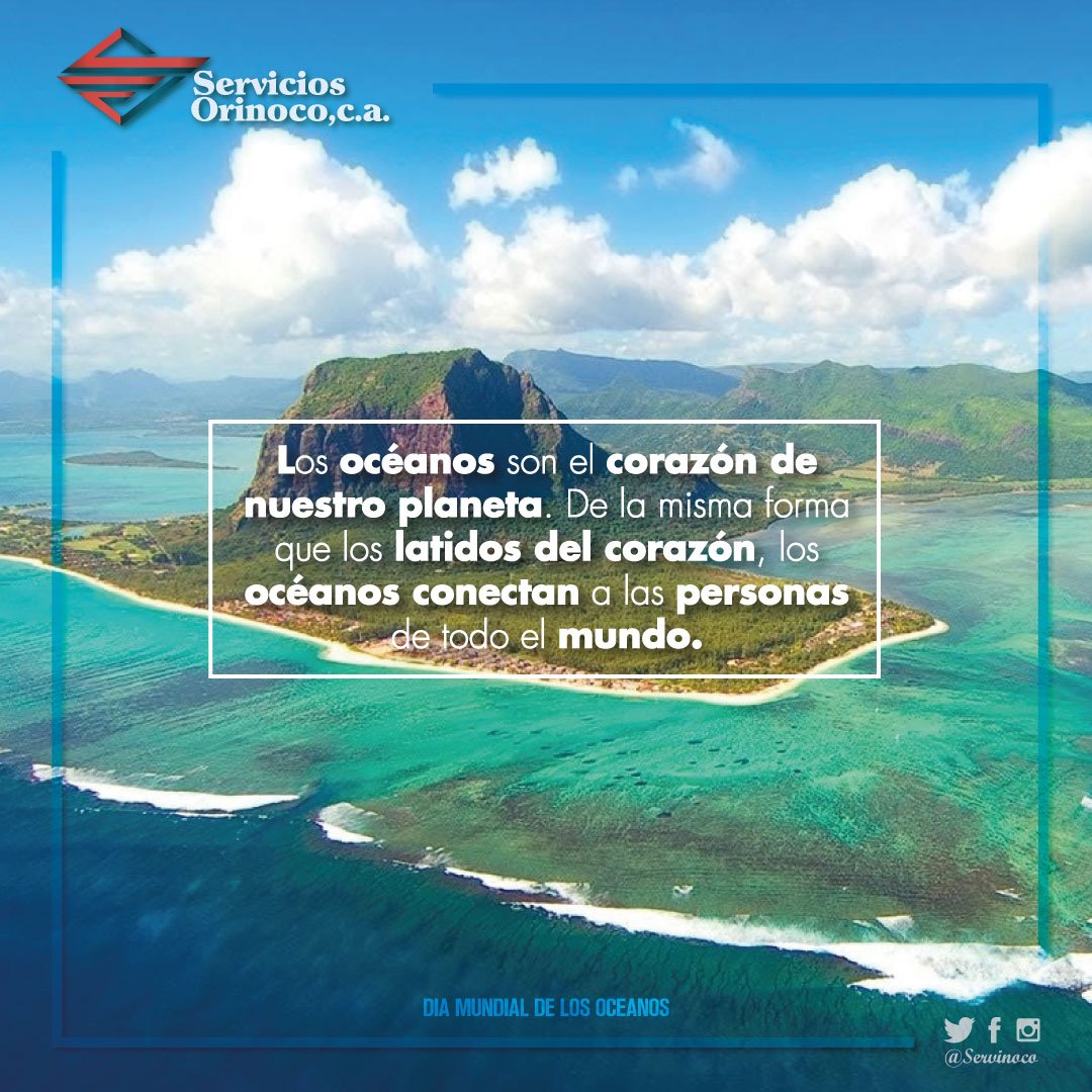 Servinoco's tweet photo. Recordemos a todo el mundo el gran papel que los océanos juegan en nuestras vidas.
Son los pulmones de nuestro planeta, que generan la mayoría del oxígeno que respiramos.
¡Feliz Día mundial de los océanos!.
.
.
.
.
#diamundialdelosoceanos #vida #life #platena #mundo #Junio https://t.co/UezYEEmn0g