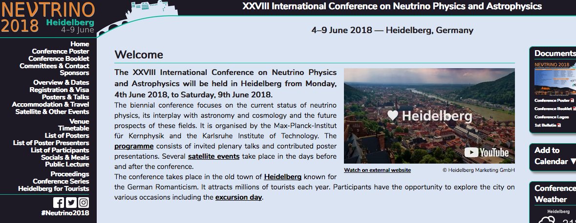 teppeikatori's tweet photo. #Neutrino2018 is "Olympics of neutrinos", best people from best experiments to compete their best! Don't miss #nuxsec talks! Monday-> @minervaexpt (Ruterbories) #T2K (Sanchez) #GiBUU (Mosel) Thursday-> @COHERENT_NUS (Rich) #CONUS (Maneschg) @neutrino2018
https://t.co/itwNj8ijgp https://t.co/Og78BLQ9Zo