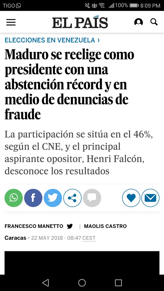 tutoquiroga's tweet photo. Maduro se ahoga por: 1) resistencia interna (Helicoide, abstención 20M); 2) presión externa con informe OEA, votación 4-5J y acusación Haya; y 3) quiebre militar.
Por eso libera presos. A seguir resistiendo adentro y presionando afuera, para liberar a TODA VEN. El fin se acerca. https://t.co/ANoLPr91Gx