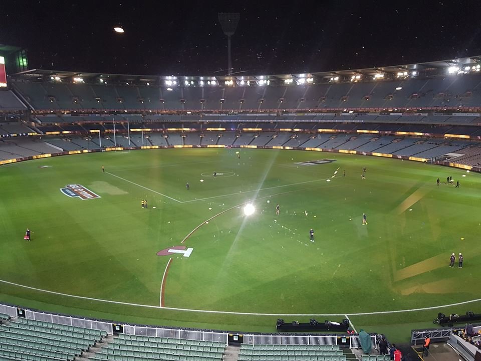 A great night entertaining some special guests at the MCG Round 8.