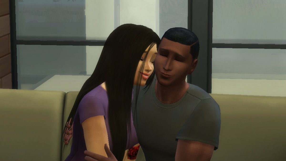 TwilightSimGirl's tweet photo. Also made my bf @DrGameFREAK too ππΒ #TheSims4 #SimsSelf https://t.co/OLnx8NFhnN