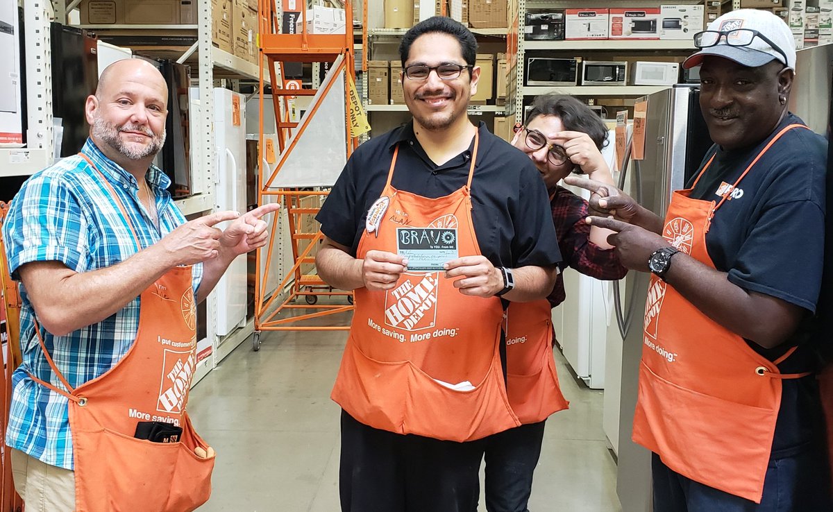 Alen just got his First homedepot  consumer credit card!!!! He is on a roll!!!!!