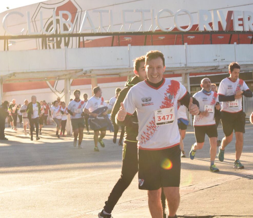 #BoxeoRiverPlate presente en la #MaratónMonumental 🏃‍♀️🥊🏃🏻‍♂️