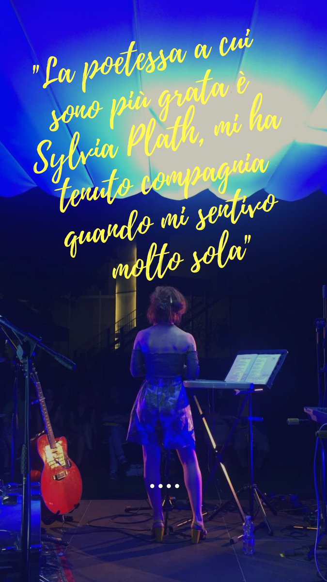 Un omaggio a #SylviaPlath. <a href="/bambi_maria/">Maria Antonietta</a> a #invasione18. Grazie! 💕