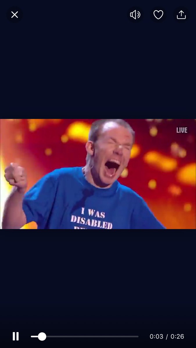 GRIEFPREACHER's tweet photo. #BGTFinal that moment when your faith in humanity &amp; the great British public is restored!! 😢😢

#LostVoiceGuy = #LEGEND 

🤜🏼🤛🏼🔥🔥 https://t.co/4AZnFIK1ah
