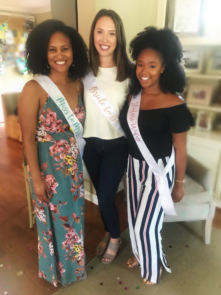 BrigidaMack's tweet photo. #WBTVGirlsDay even more special as we had not one but THREE brides-to-be to celebrate! 💍 

They were glowing and the room was filled with love today. 👰🏽👰🏻👰🏾
#Diepenlove #DevonitelyHitched #TurnertoaWoodley 

@Erin_Giddens @AFosterWBTV @iamamayan https://t.co/TRN17NTwVy