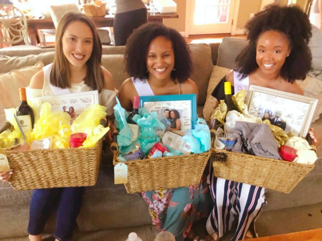 BrigidaMack's tweet photo. We showered our brides-to-be w/ #lovebaskets today. The @WBTV_News ladies showed OUT with their generosity! ❤️
That’s thing about the #WBTVfam - we don’t hesitate to come together & show each other love. #WBTVGirlsDay #Framily
#DevonitelyHitched #Diepenlove #TurnertoaWoodley https://t.co/hCXGmfdtNG