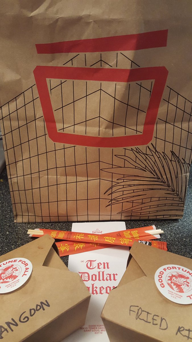 If you don't know this bag then your carryout game is whack! <a href="/goodfortunestl/">Good Fortune</a> #TenDollarTakeout @bellyopork