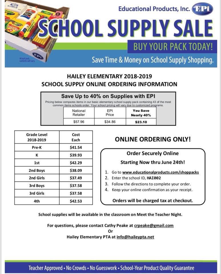 Hailey Elementary PTA (HaileyElemPTA) Twitter