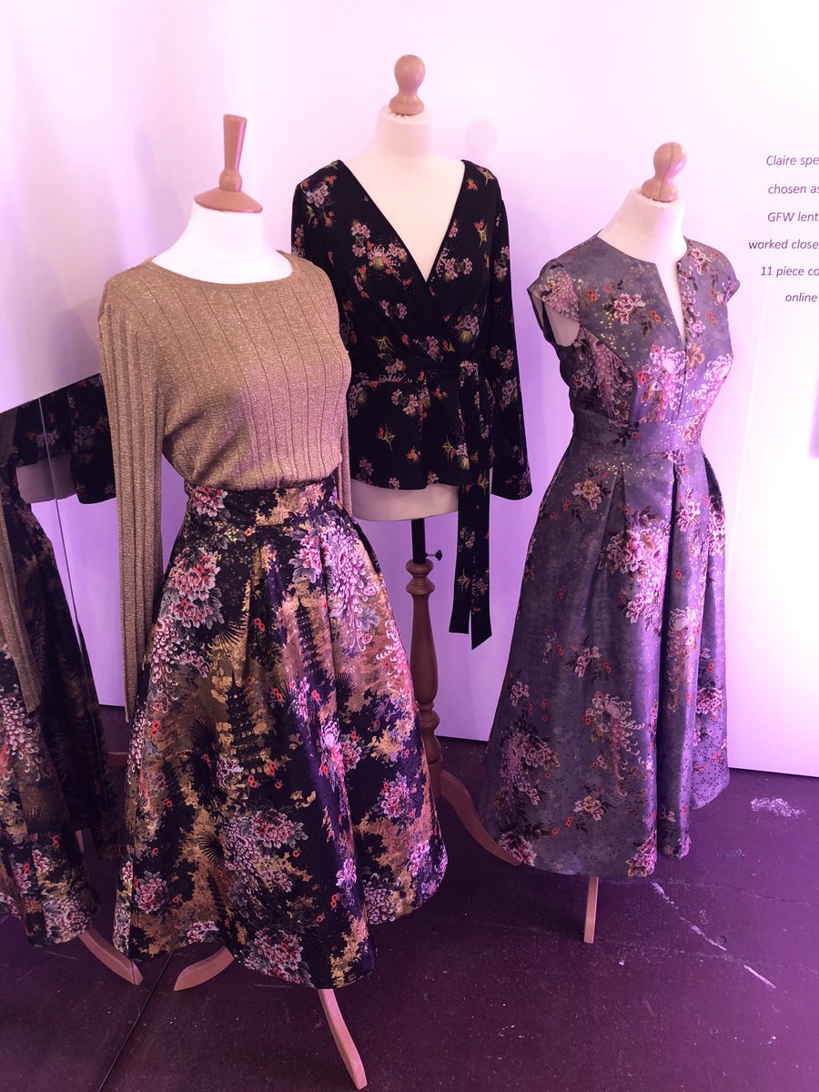 One of my faves from <a href="/FashionScout/">Fashion Scout</a> #FW18 <a href="/ClaireTagg_/">Claire Tagg</a> has produced a capsule collection of occasion Wear for <a href="/marksandspencer/">M&S</a> through their Graduate Design Programme &amp; it’s blinking lush! <a href="/OfficialGFW/">GFW</a> #wearegraduatefashion