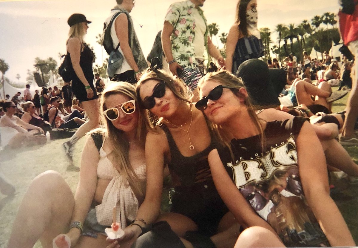 I found a disposable camera at Coachella and I got the photos developed. 