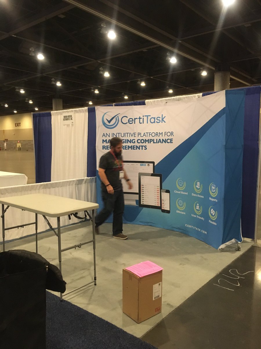 CertiTask's tweet image. Packing up from our first IAHCSMM conference.