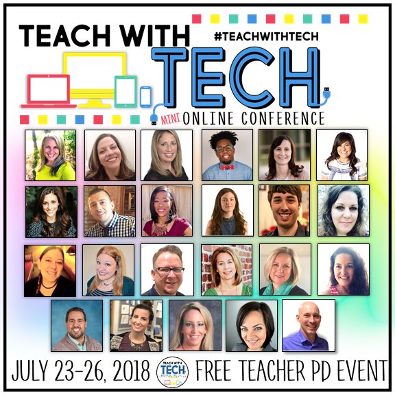 Psssst - I’ve been organizing something AWESOME with <a href="/StudyAllKnight/">Study All Knight</a> &amp; <a href="/JGTechieTeacher/">Julie Smith, The Techie Teacher®</a> Get ready for the first ever, Teach With Tech Online Conference! July 23-26, 2018 Completely FREE for all educators!

teachwithtechconference.com

Registration is open so register today!
