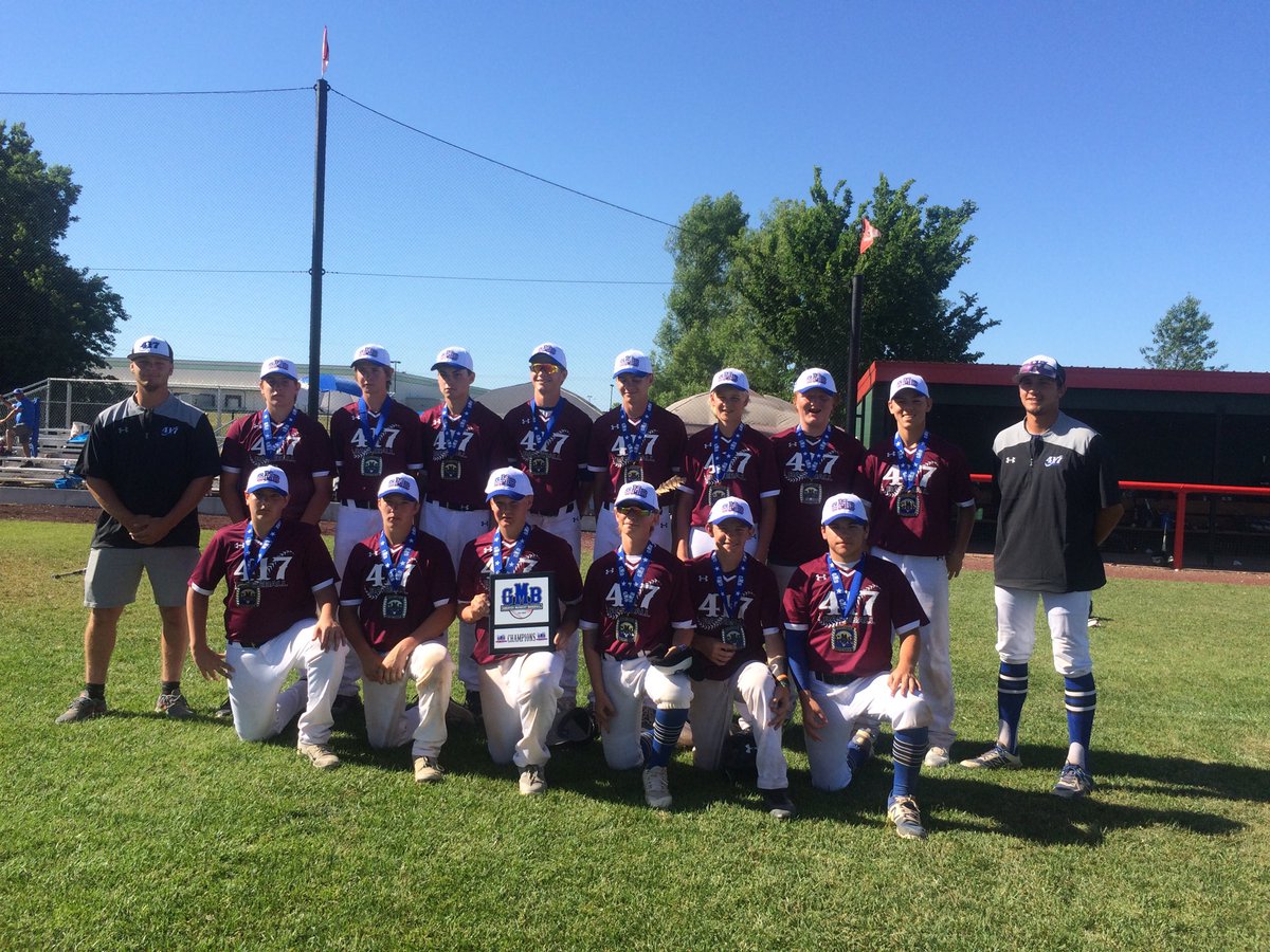 TranthamKyla's tweet photo. Rawlins/Ford 417 team wins GMB Championship! Way to go boys!!⚾️😎 https://t.co/0U2tHtbTnu
