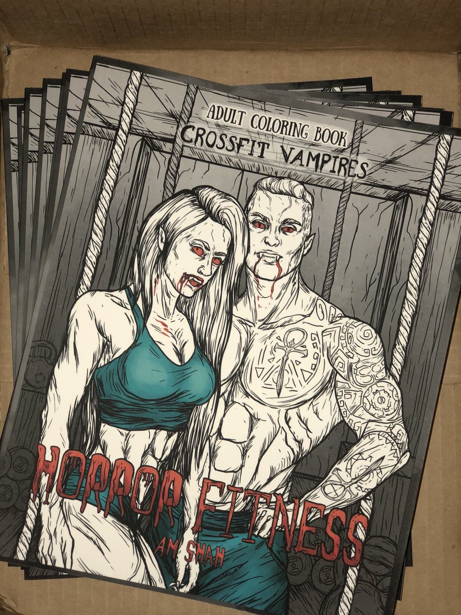 a_m_shah's tweet image. Where are my #crossfit #crossfitters @ Ready4your #deathbox 😱#horrorfitness #challenge ? #muwah 🧛🏻‍♂️🔥🧛‍♀️ Click 👆in profile to win a free copy of #crossfitvampires today! #fitnessfreaks #crossfit #adultcoloringbook #crossfitlifestyle #americanhorrorstory #crossfitgames