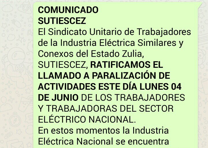 sutiescez's tweet photo. Comunicado SUTIESCEZ https://t.co/PRvk2DiEJ2