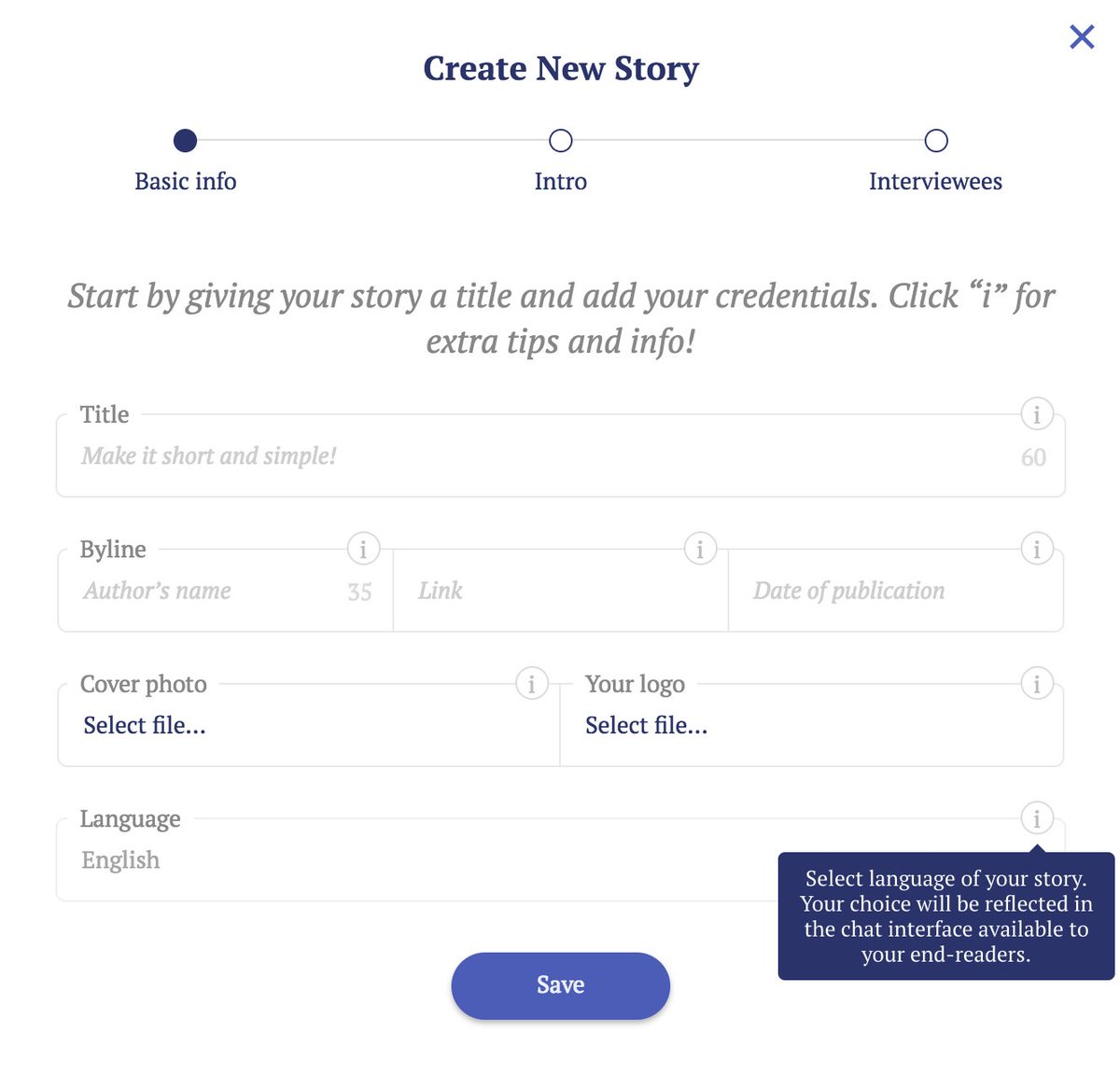 interview_js's tweet image. We’ve just added simple multi-language support to our story Composer. If you’re creating a story in a language other than English and wish to contribute with your translation of the #InterviewJS chat viewer, start here: github.com/AJInteractive/…

#i18n #localisation