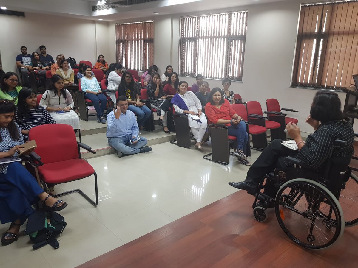 DeepaAthlete's tweet photo. Jun 3rd 1999 the day I got paralysed, But my mission #abilitybeyonddisability got me a long way and every 3rd jun try to do something purposeful #weefoundation #womenempowerment capsule lecture #IITDelhi wheelchair bound.. liberated is d right word. #deepamalik #Deepainspiring https://t.co/niG5bORzOF