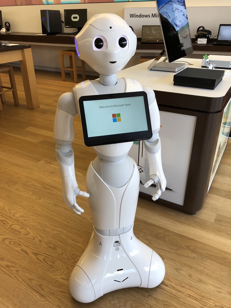 microsoft robot pepper