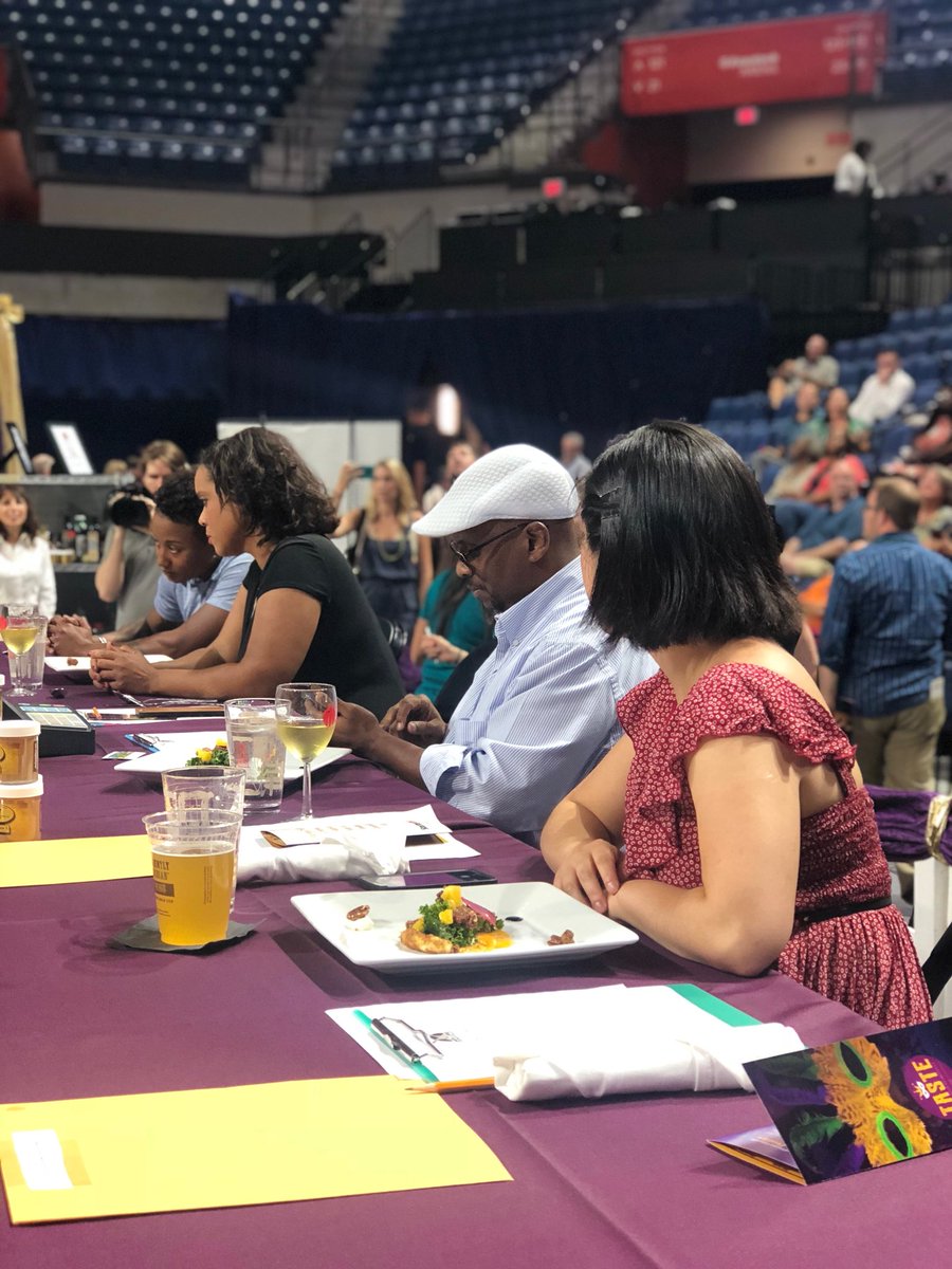 #ChefTonyaMcGowan is presenting her dishes to the judges! We’re so excited to see what she has made! #TOGG2018