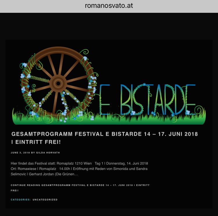 romblogAT's tweet photo. #Festival #Remembrance #vienna #EBistarde #music #theater #art #food #1210 
#programm : https://t.co/lo0f5WElCd
 #fb #event #VergissMeinNicht https://t.co/osfysjtQBQ