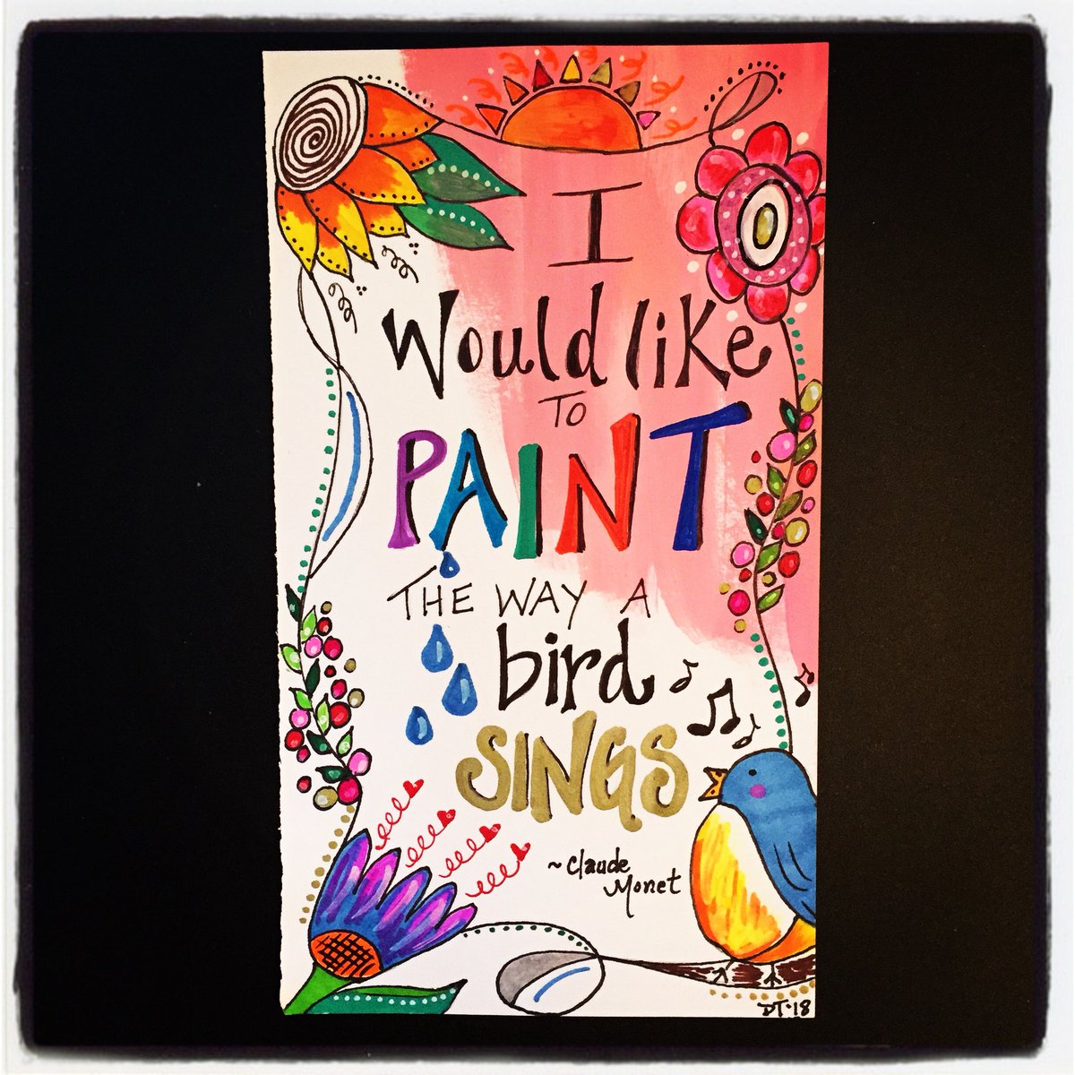 denisetrachart's tweet photo. #creatingcadence #handpainted #InspirationalQuotes https://t.co/5BKnxWLTFf