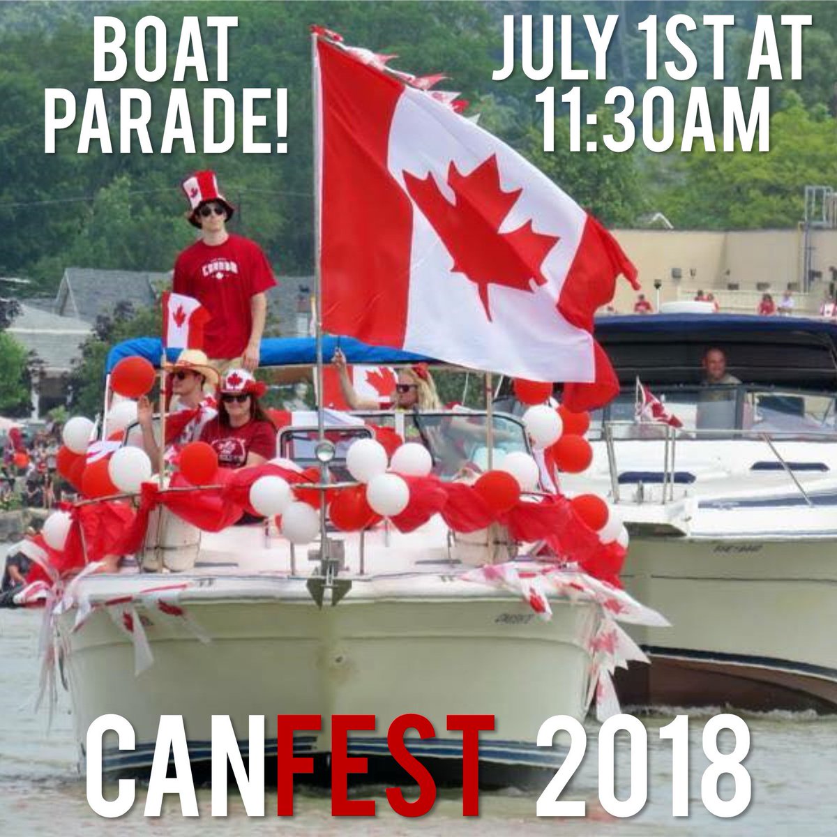 The Annual Boat Parade is just one of the many attractions to check out and take part in at this year's #canfest #canfest2018 #lakeerie #boatparade #canada #canadaday #redandwhite #celebration #portstanley #portproud <a href="/PortStanleyNews/">Port Stanley News</a> <a href="/PortStanleyBIA/">Port Stanley BIA</a> @ElginCounty