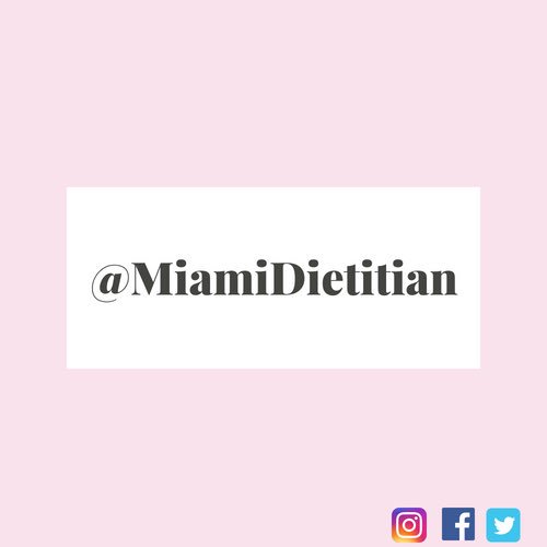MiamiDietitian's tweet photo. #MiamiDietitian #Miami #Dietitian #Nutrition https://t.co/75Wa3UfA9d