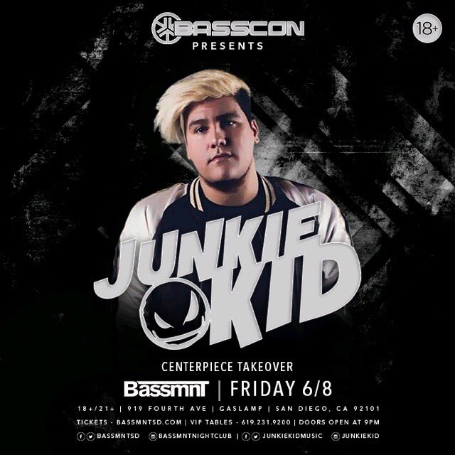 centerpiece_sd's tweet photo. Is it Friday yet?! 🥀
.
.
.
.
The centerpiece crew is excited to be heating up the decks for @Junkiekidmusic this Friday @BassmntSD from 9-10:45! Slide into the dm’s quick if you need tickets because they are going like hot cakes 🍰 You don’t want to sleep on this one 👀🎵 https://t.co/wOOPLYogLN