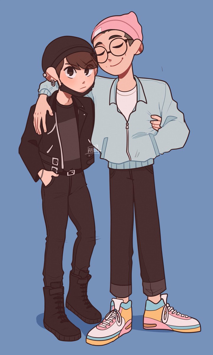 Have you considered...you know...a small bad-boyish Jungkook with a bIG soft Namjoon??
#namkook #랩국 #남국