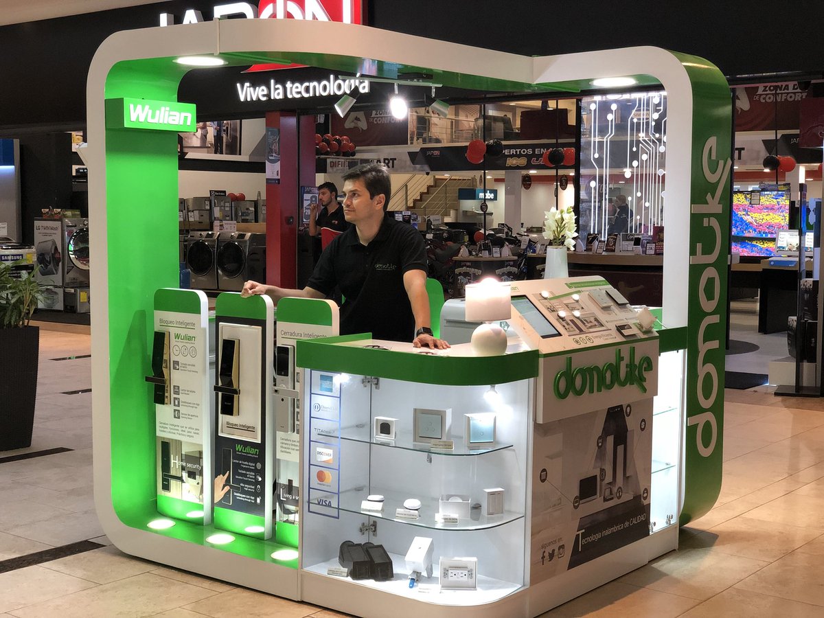 Domotike's tweet photo. Iniciamos con nuestra nueva sucursal en @ScalaShopping #domotike #casainteligente #domotica https://t.co/SbtDRqTi68