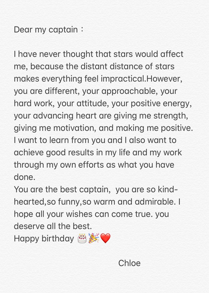For you: 
Best MC Jin  Best captain  Happy birthday   