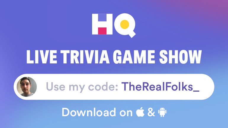 visualimagery_'s tweet image. I’m playing a game called @hqtrivia! You should play too. Use my code ‘TheRealFolks_’ to sign up get.hqtrivia.com
