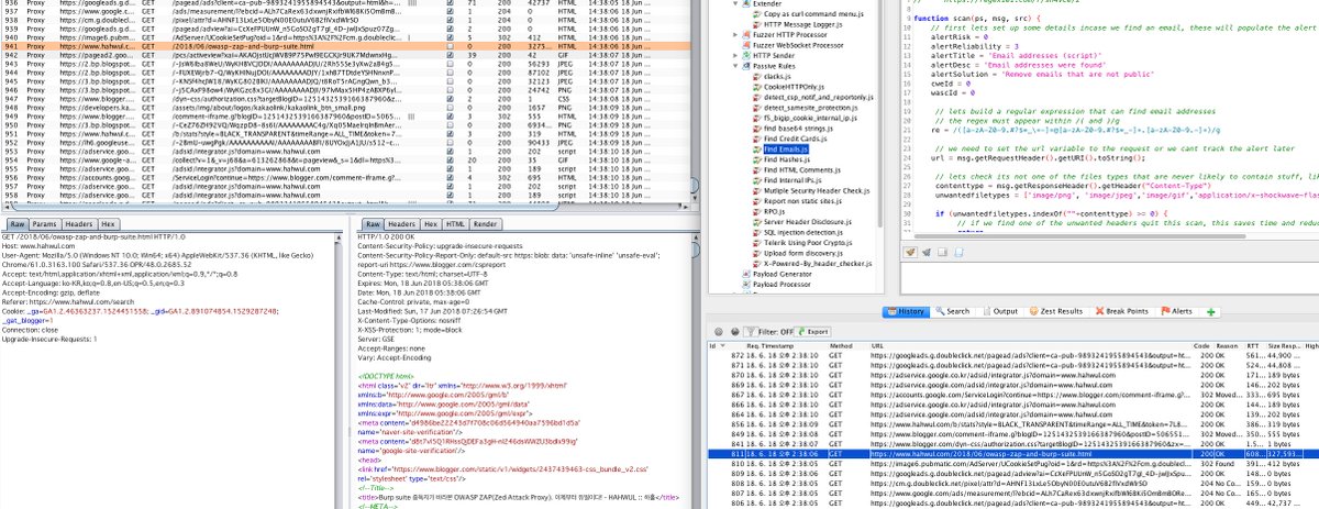 hahwul's tweet image. Burp-ZAProxy Dual setting!!
Burp와 ZAProxy 동시에 사용하기(웹 해킹/ZAProxy 적응기)
hahwul.com/2018/06/burp-z…

#Hacking #ZAProxy #Burp